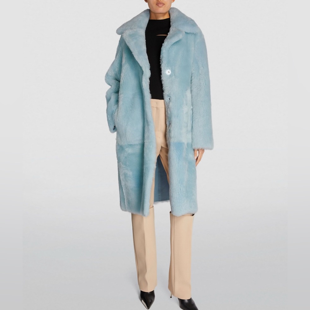 MACKAGE
ETIENNE Shearling coat with belt NEW WITH TAGS SIZE XS - Picture 1 of 12